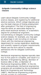 Mobile Screenshot of delgadocommunitycollege.net